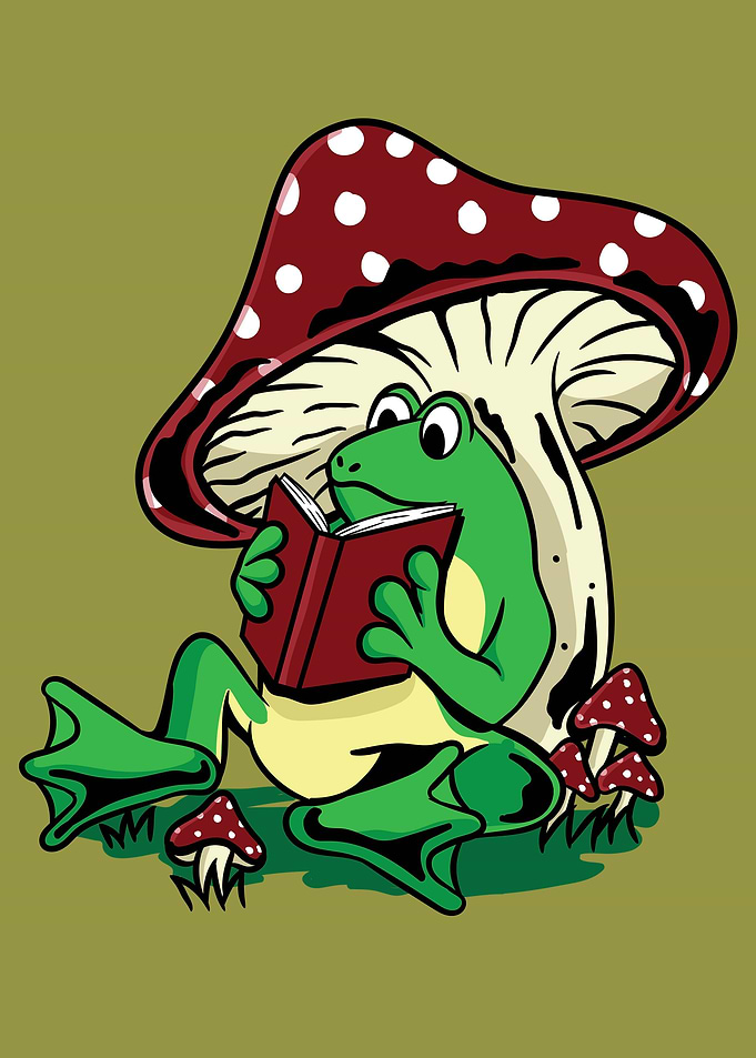 Cottagecore Aesthetic Frog