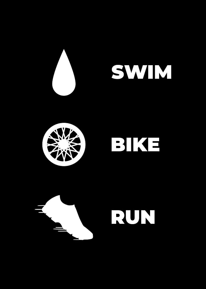 Triathlon Swim Bike Run