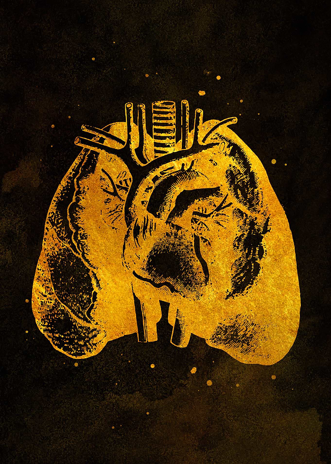 Lung And Heart Gold