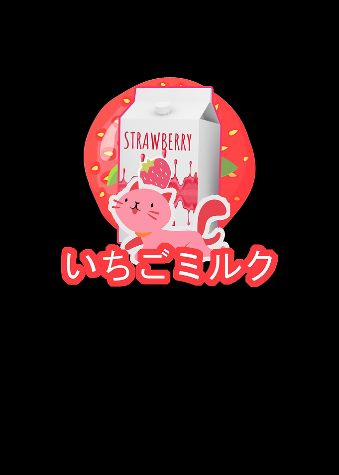 Kawaii Japanese Cat Milk