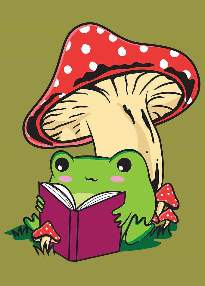 Cottagecore Aesthetic Frog