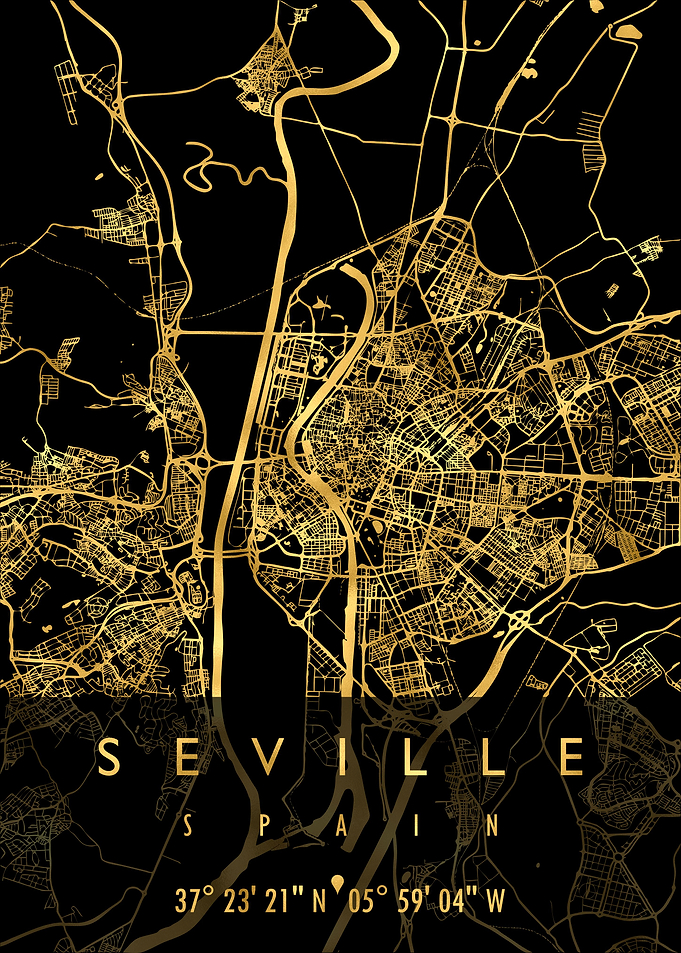 SEVILLE MAP SPAIN