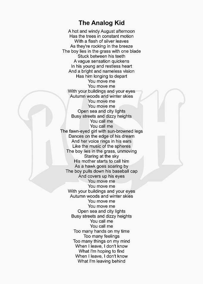 song lyrics illustration