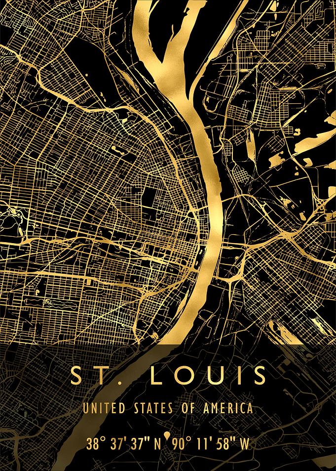 ST LOUIS MAP USA