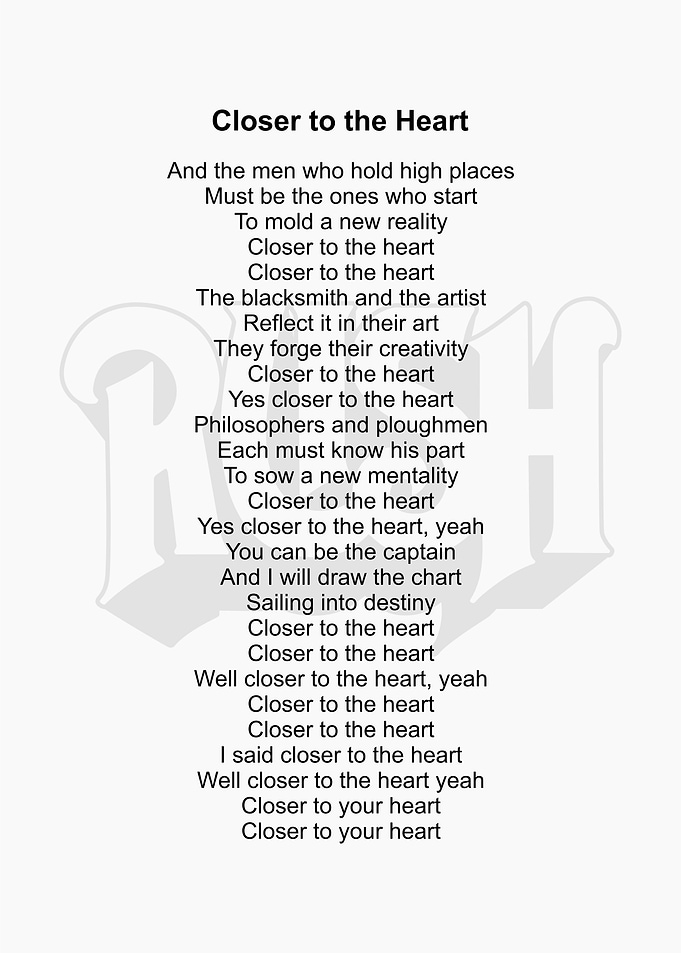 song lyrics illustration
