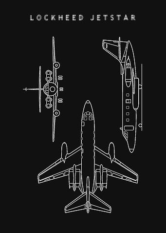 Lockheed JetStar Blueprint