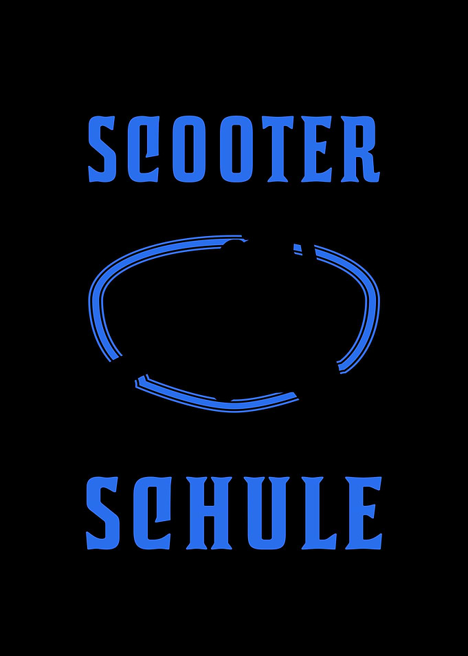 Zum Scooter fahren geboren