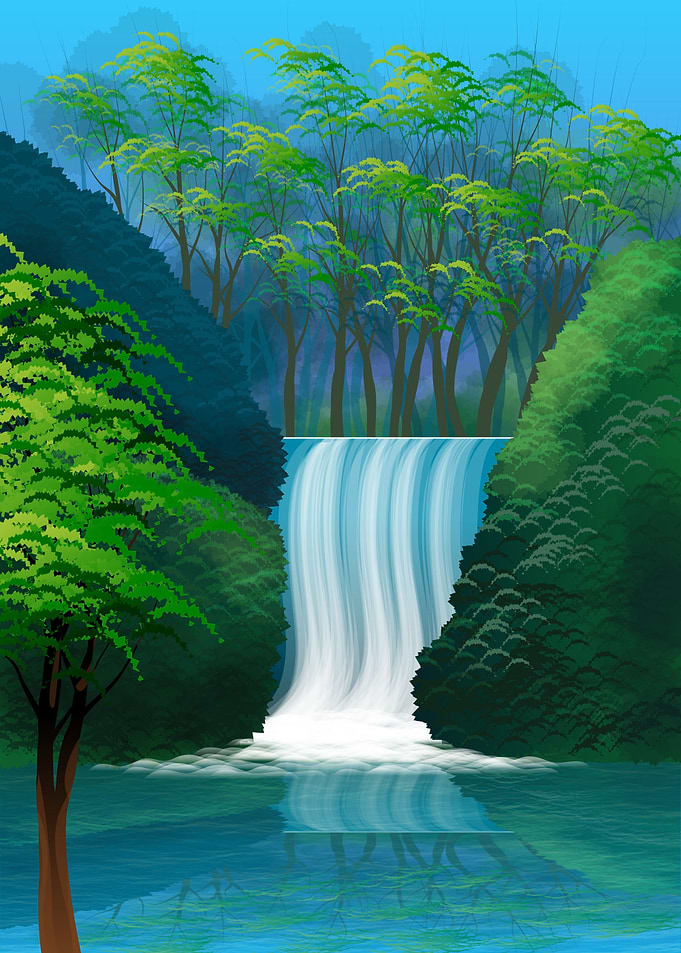 Waterfall Artwork