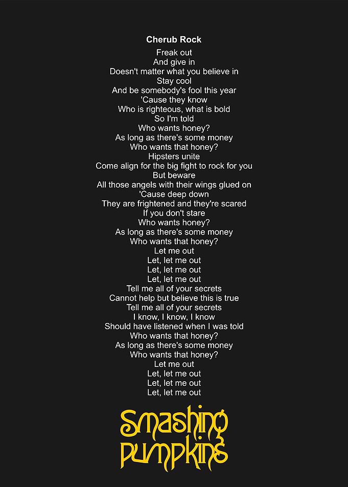 song lyrics illustration