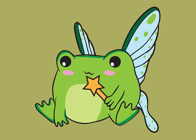 Cottagecore Aesthetic Frog