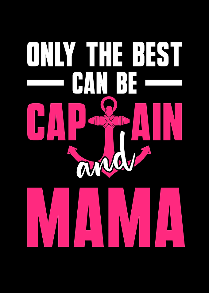 Mama Captain Boat Ship