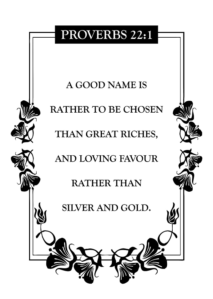 Proverbs 22 1