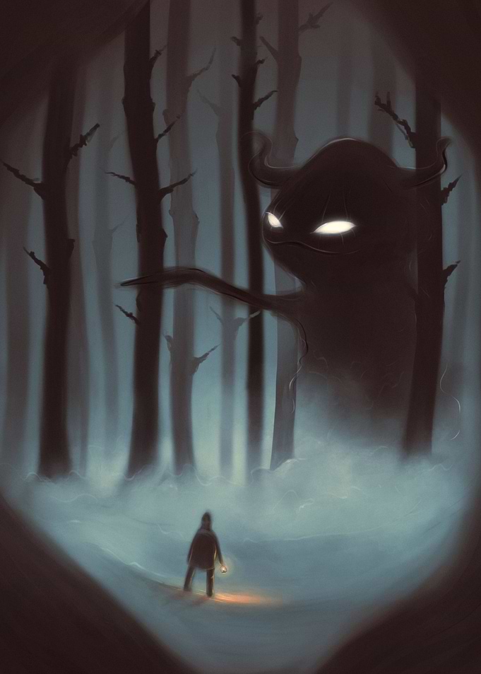 Hidden in the darkness