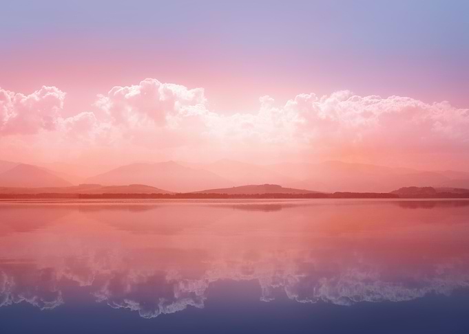 Sunrise over mountain l