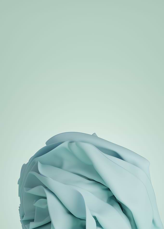 Blue cloth