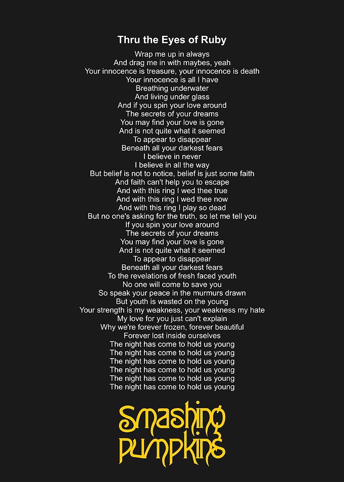song lyrics illustration