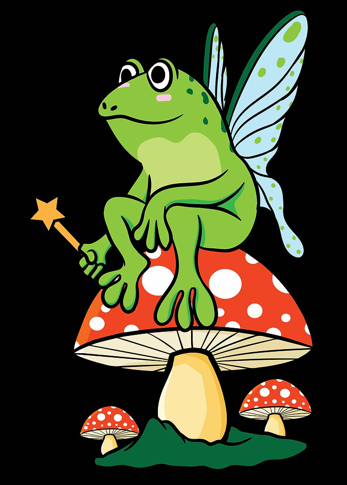 Cottagecore Aesthetic Frog