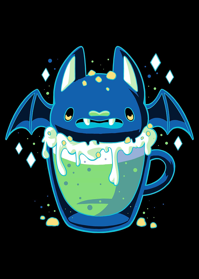 Cute Bat Drink