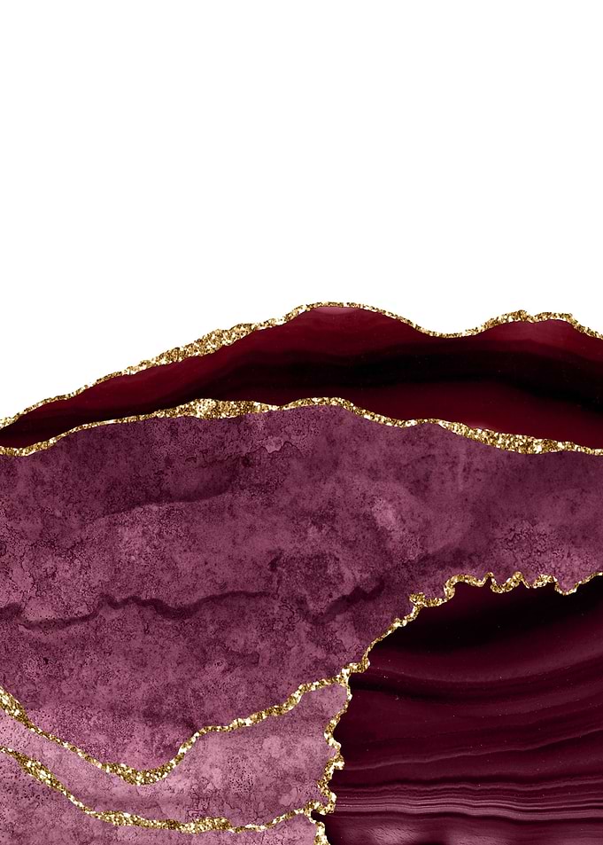 Burgundy Gold Agate Tex 28