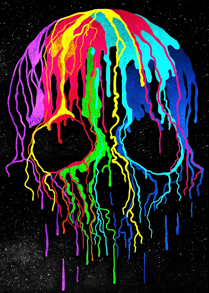 skull colors design