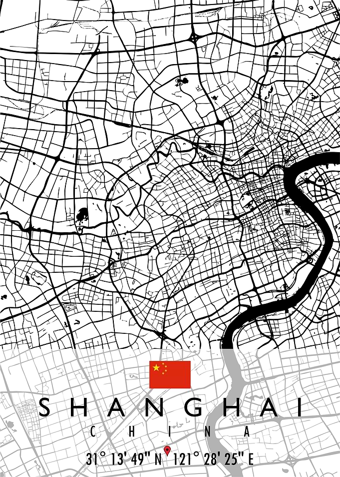 SHANGHAI MAP CHINA
