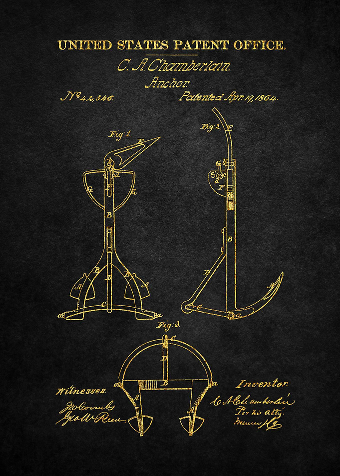 15 Old Anchor Patent 1864