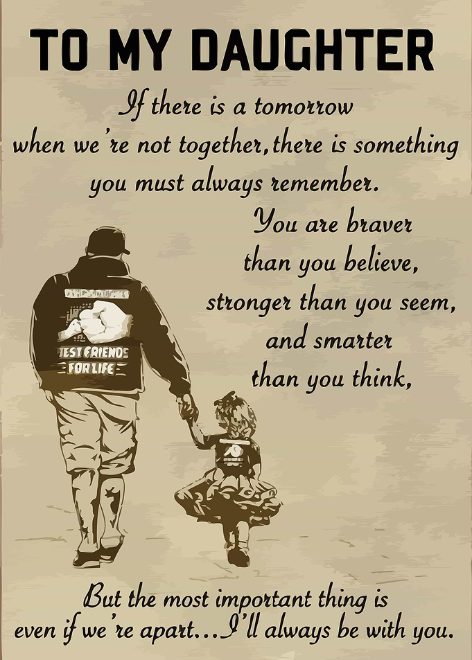 TO MY DAUGHTER