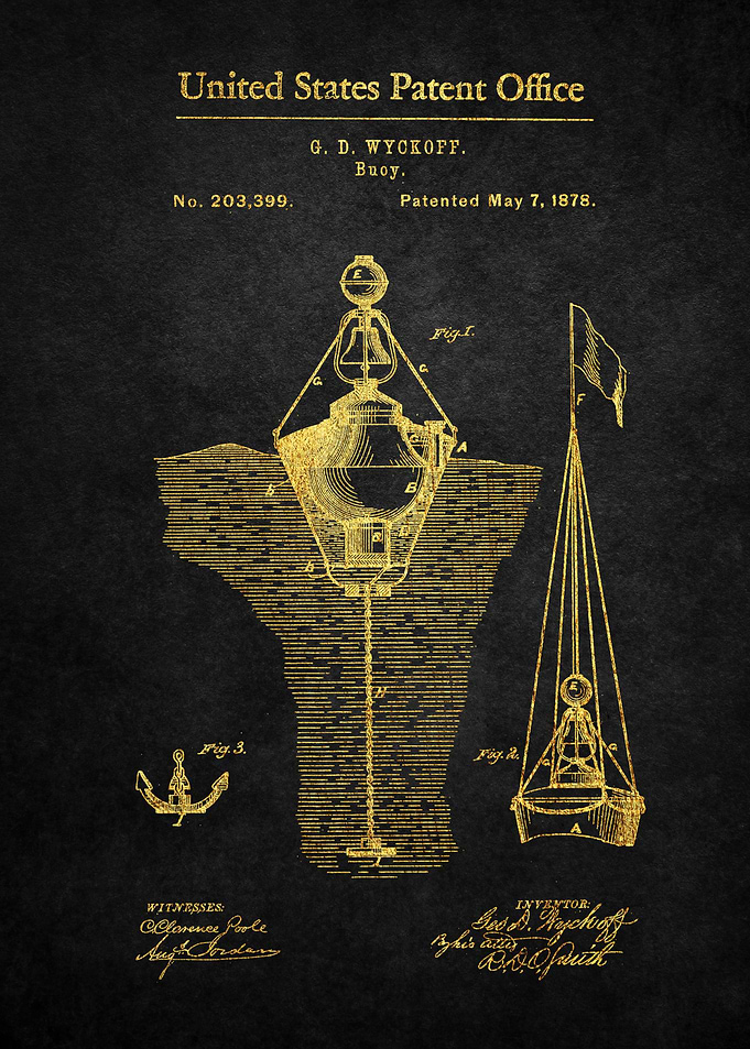 22 Nautical Buoy Patent P