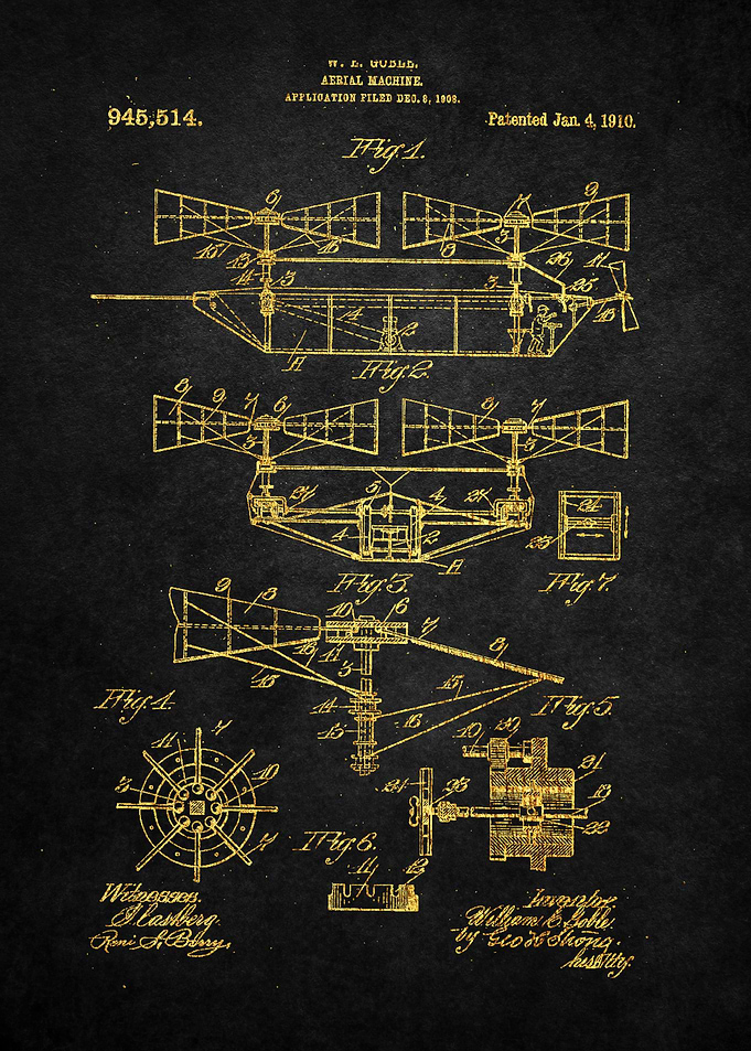 75 1910 Aerial Machine Pa