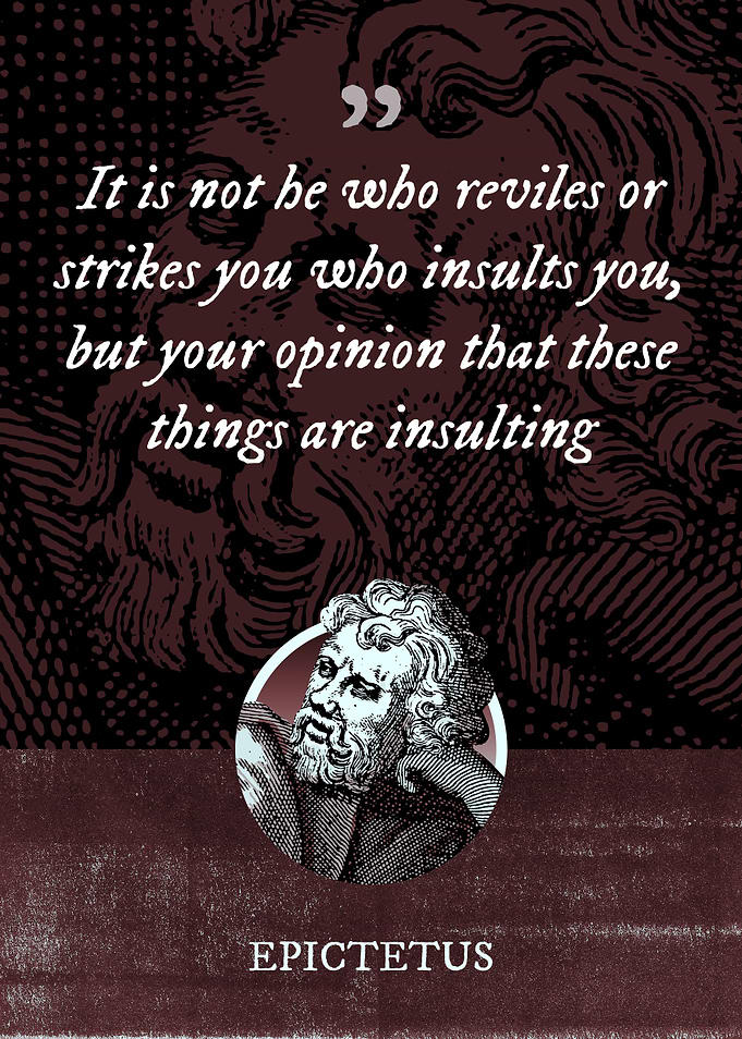 It is not he who reviles