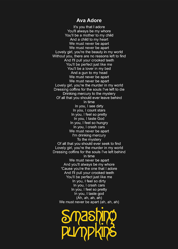song lyrics illustration