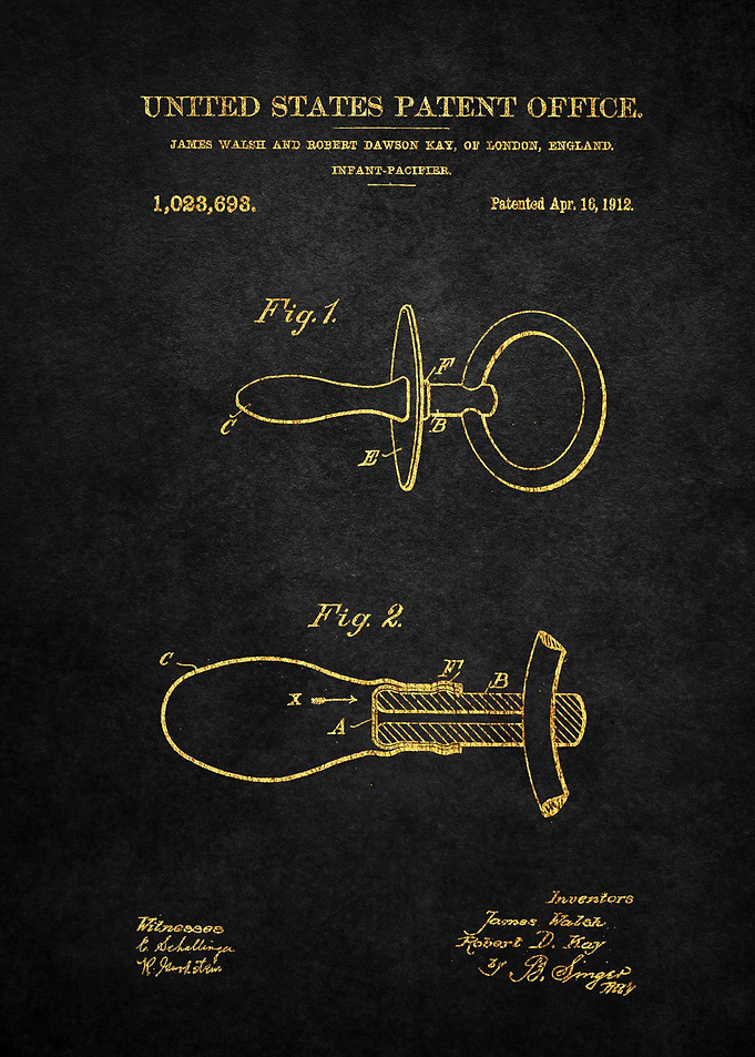 91 1912 Pacifier Patent