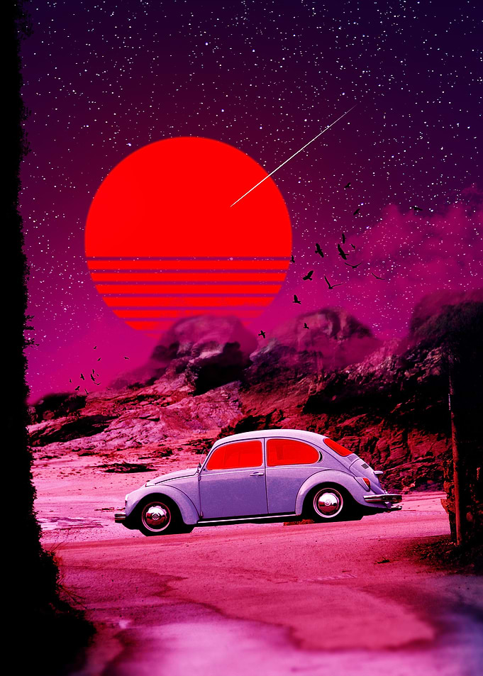 Red Sun Classic Car