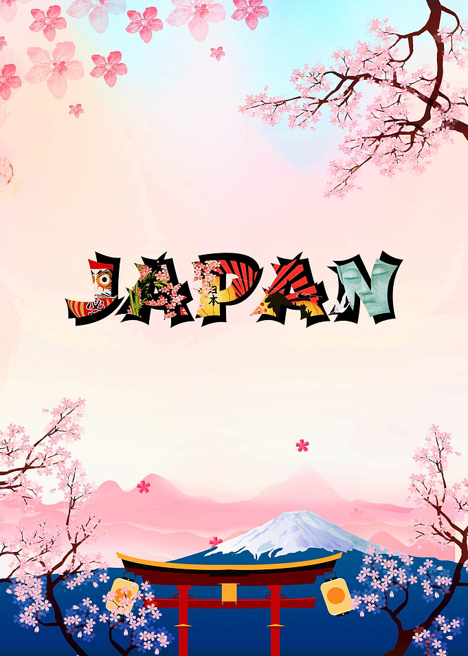 Japan Fuji Mountain paint