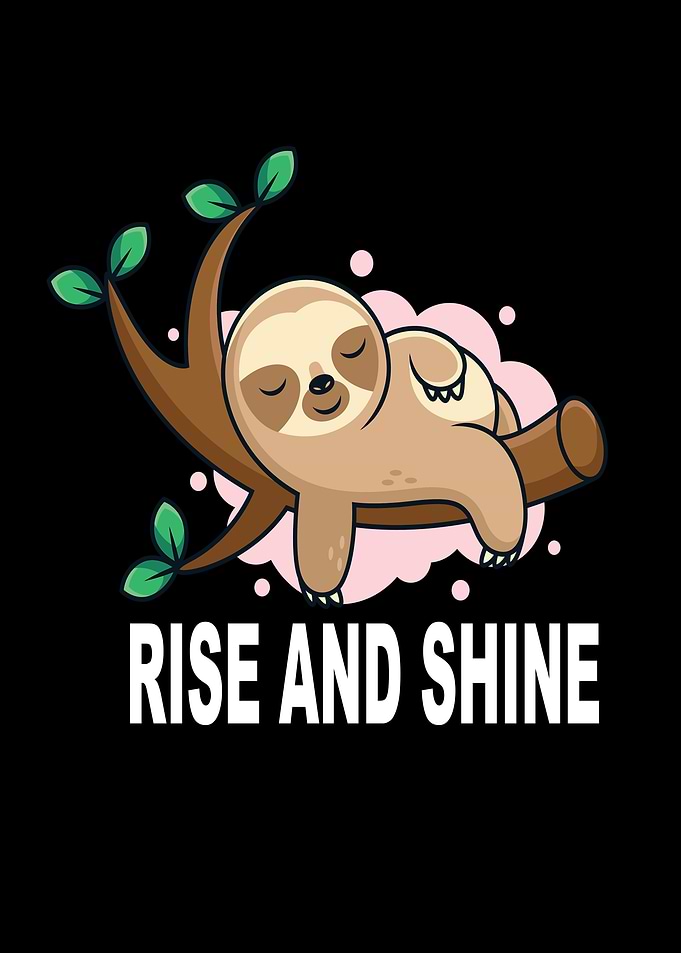 Sloth Baby Rise And Shine