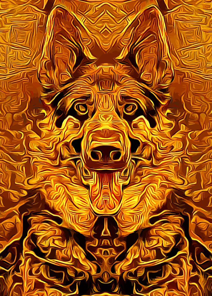 German Shepherd Golden
