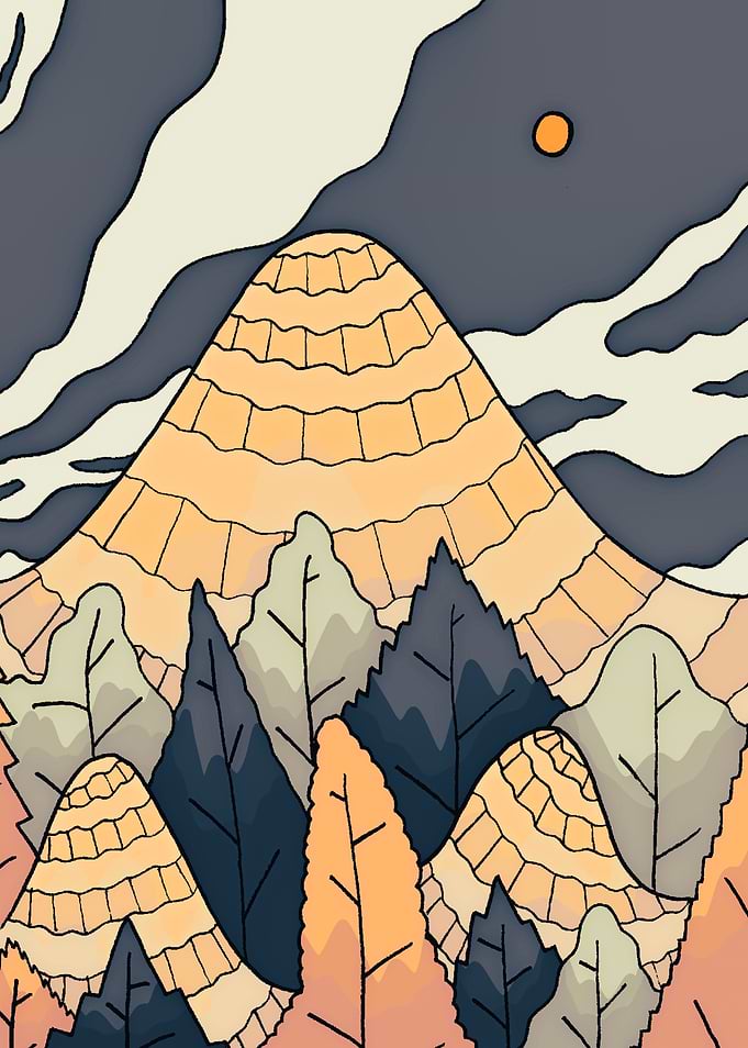 The round forest peak