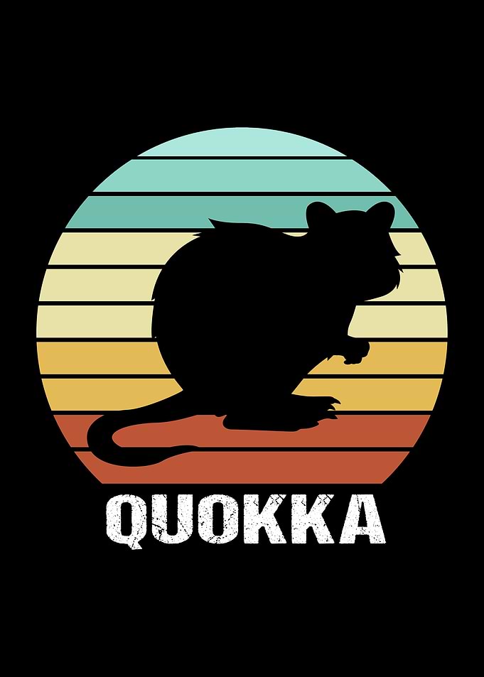 Silhouette Quokka