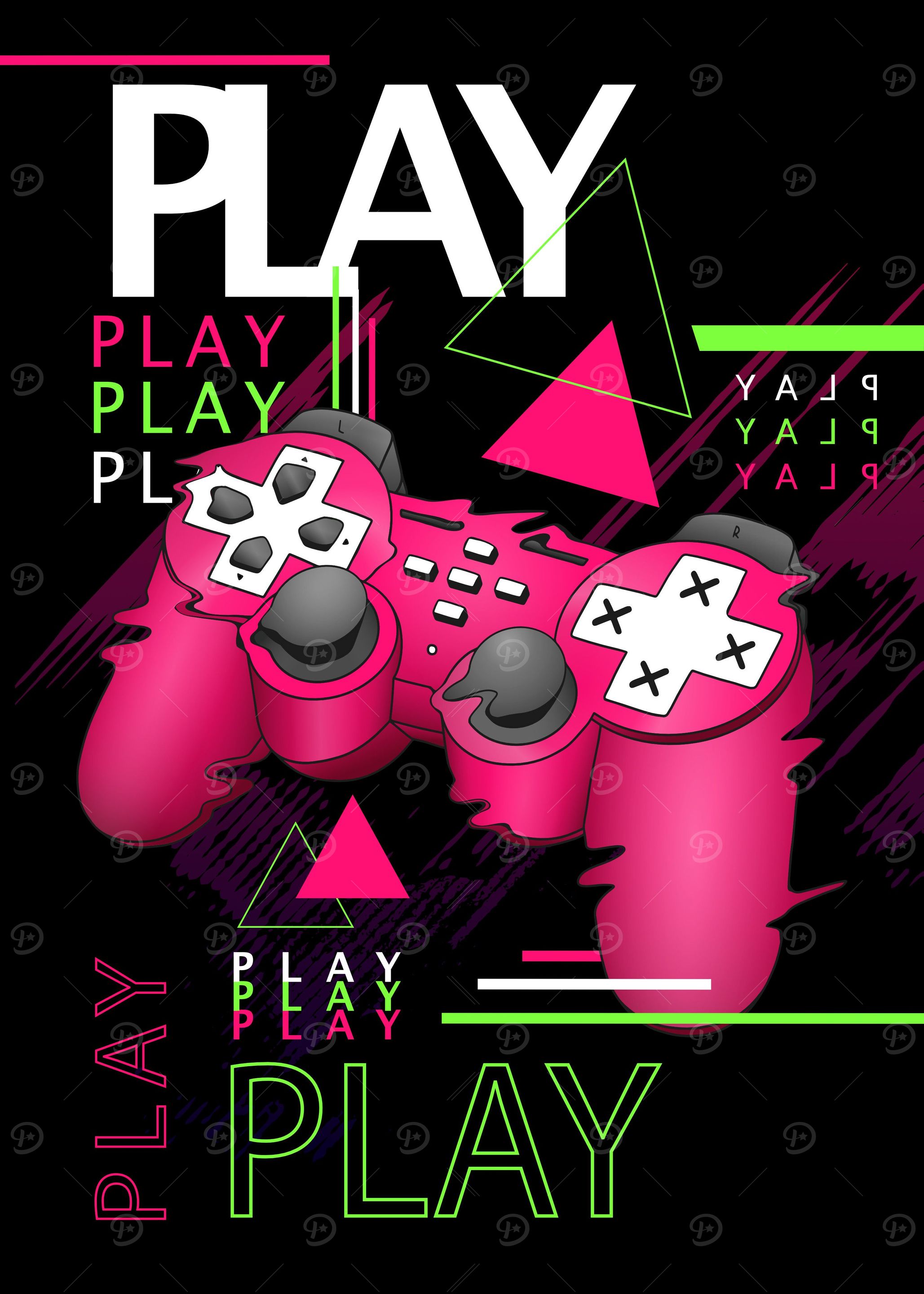 Play controller video game