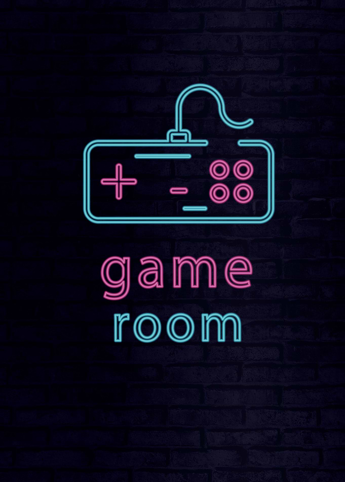 Game Room Neon Sign