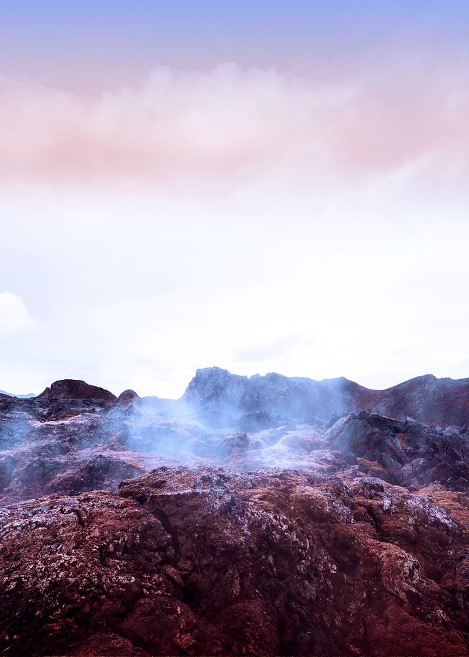 Volcano Lava Rocks Krafla