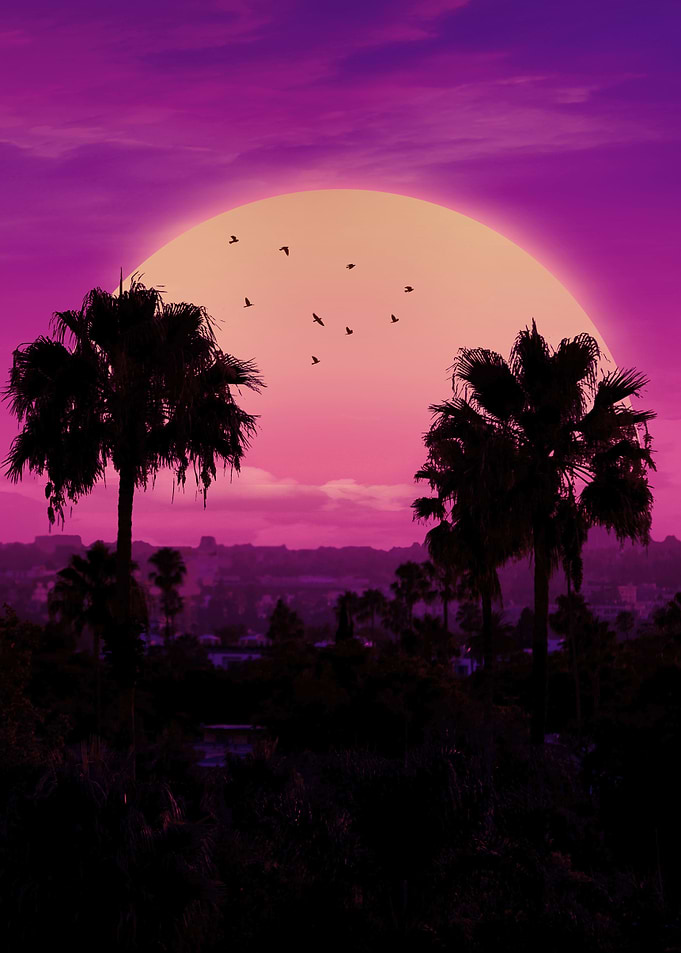 Dusk view Synthwave