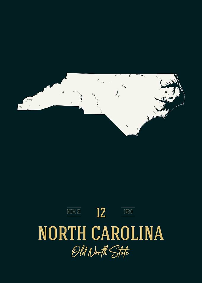 North Carolina State Map