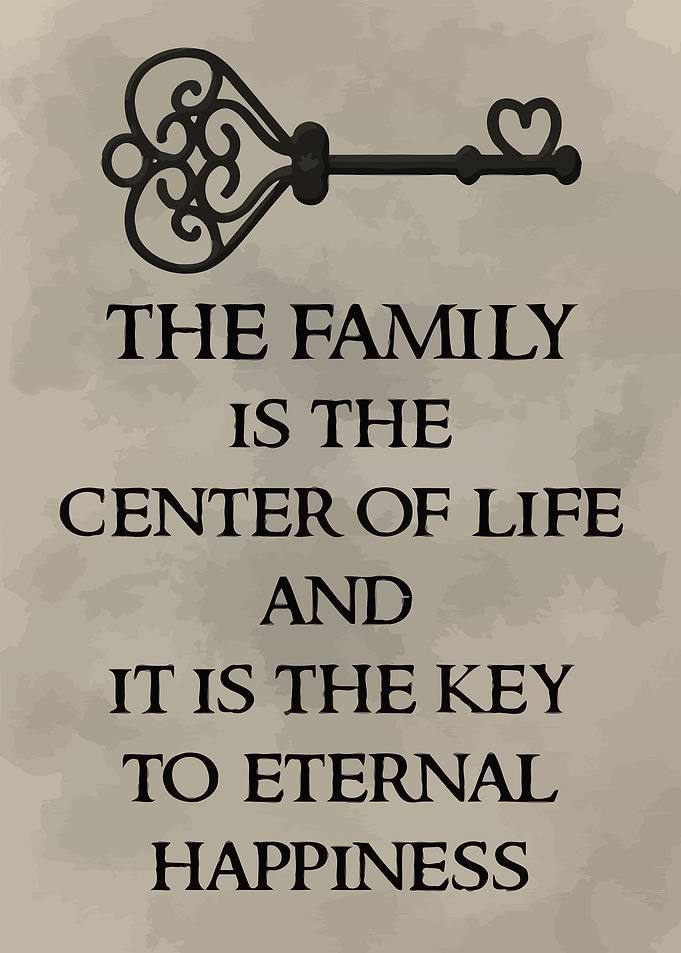 THE FAMILY IS THE CENTER