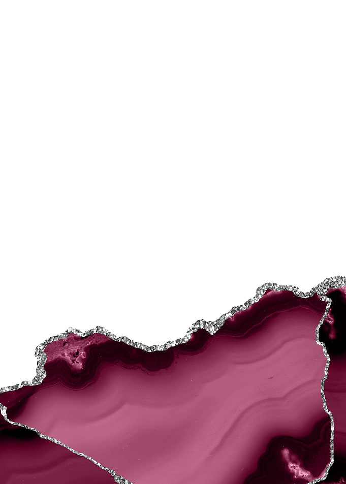 Burgundy Silver Agate 13