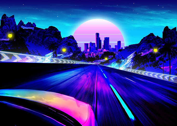 synthwave outrun