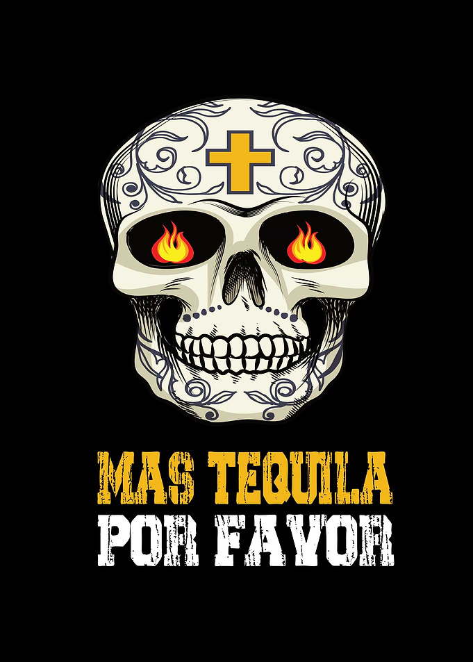 Skull Tequila Halloween