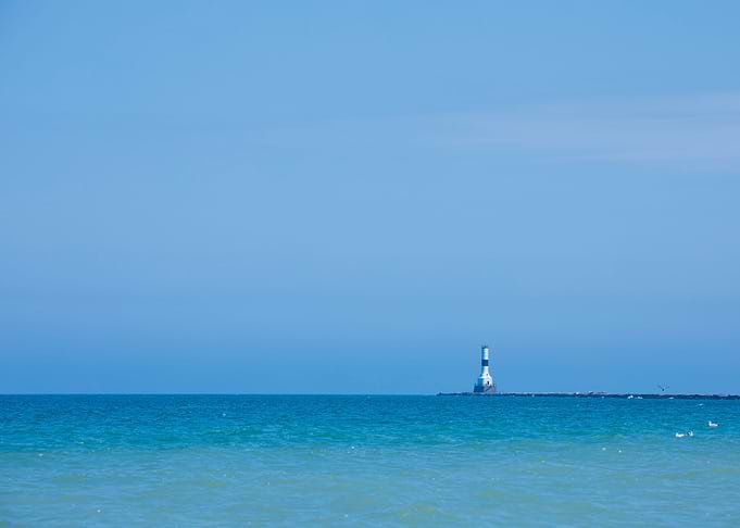 Lighthouse in the distance