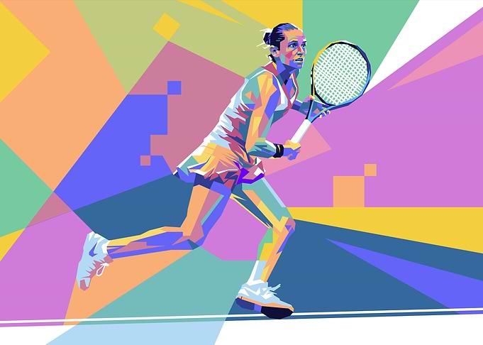 Woman Tennis Pro Player