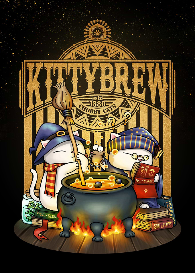 Witch Cats Kitty Brew